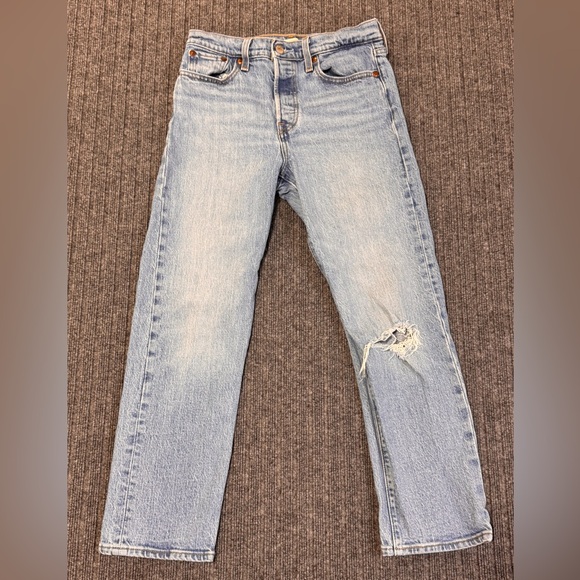 Levi’s Wedgie Straight Jeans 26/26 - Picture 2 of 9